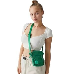 Baboon to the Moon 1.2L Cross Body Sling Bag in Green Cordura NWOT $49